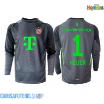 Camisa de time de futebol Bayern Munich Manuel Neuer #1 Goleiro Replicas 2º Equipamento 2025-26 Manga Comprida